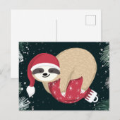 Carte Postale Merry Christmas Sloth Ornament (Devant / Derrière)