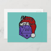 Carte Postale Merry Crit-mas (Devant / Derrière)