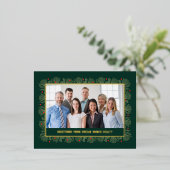 Carte postale Merry Frame FOIL Business Holiday (Debout devant)