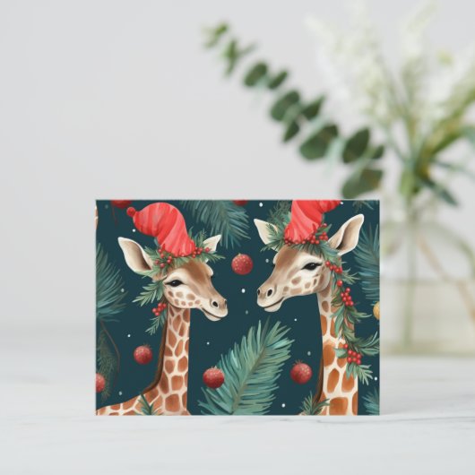 Carte postale Merry Giraffes (Debout devant)
