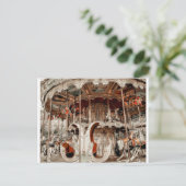 Carte Postale Merry Go Whimsical Paris France (Debout devant)