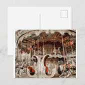 Carte Postale Merry Go Whimsical Paris France (Devant / Derrière)