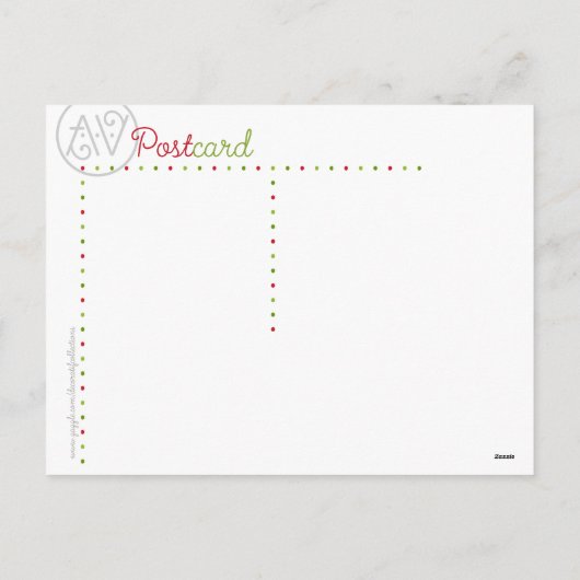 Carte postale Merry Mistletoe Maiden (Dos)