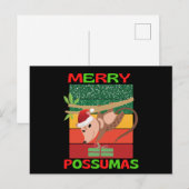 Carte Postale merry possumas (Devant / Derrière)