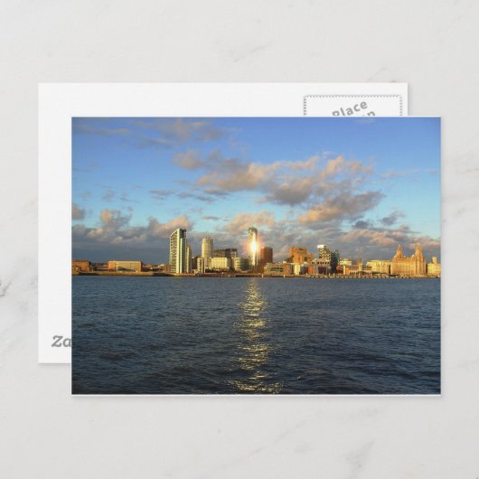 Carte Postale Mersey & Liverpool Waterfront (Devant / Derrière)