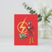 Carte Postale Merton et le Flash (Debout devant)