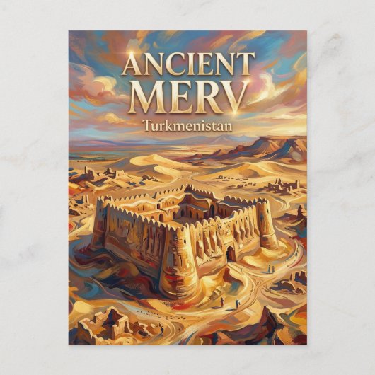 Carte Postale Merv Turkménistan (Devant)