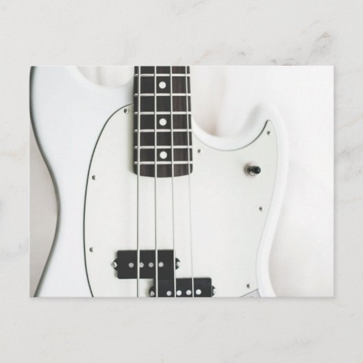 Carte Postale Merveilleuse basse guitare (Devant)