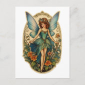 Carte Postale Merveilleuse Fée Vintage (Devant)