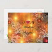 Carte Postale Merveilleuse fille (Devant / Derrière)