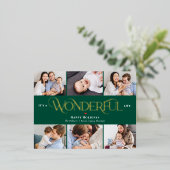 Carte postale Merveilleuse Life Foil Photo Holiday (Debout devant)