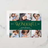 Carte postale Merveilleuse Life Foil Photo Holiday (Recto/Verso)