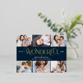 Carte postale Merveilleuse Life Foil Photo Holiday (Debout devant)