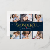 Carte postale Merveilleuse Life Foil Photo Holiday (Recto/Verso)