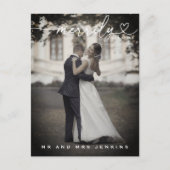 Carte Postale Merveilleusement toujours après la photo Mariage N (Devant)