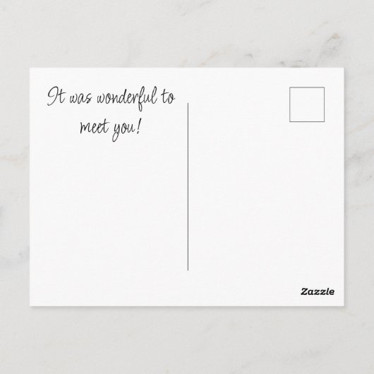 Carte Postale Merveilleux de vous rencontrer Slug and Mushroom P (Dos)