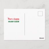 Carte Postale Merveilleux Hiver (Dos)