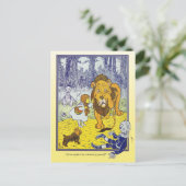 Carte Postale Merveilleux pays d'Oz : Dorothy rencontre le Lion  (Debout devant)