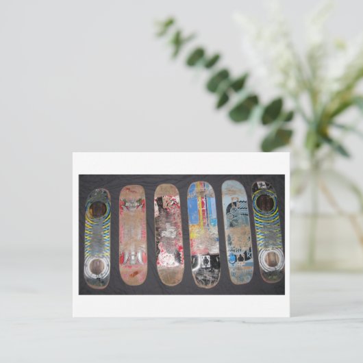 Carte Postale Mes anciennes planches (Debout devant)