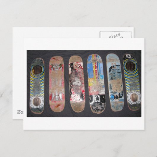 Carte Postale Mes anciennes planches (Devant / Derrière)