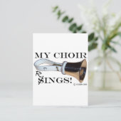 Carte Postale Mes anneaux de choeur (Debout devant)
