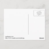 Carte postale Mes chaussures (Dos)