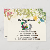 Carte postale Mes Cinq Modes (Devant / Derrière)