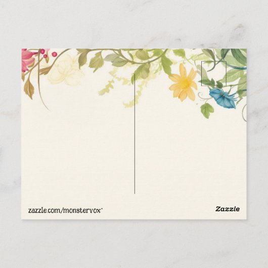 Carte postale Mes Cinq Modes (Dos)