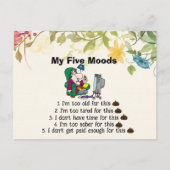 Carte postale Mes Cinq Modes (Devant)