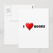 Carte Postale Mes livres cardiaques (Devant / Derrière)
