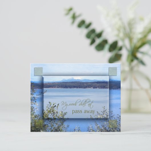 Carte Postale Mes Mots Ne Peuvent Pas Passer (Debout devant)