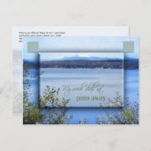 Carte Postale Mes Mots Ne Peuvent Pas Passer (Devant / Derrière)