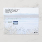 Carte Postale Mes Mots Ne Peuvent Pas Passer (Dos)