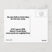 CARTE POSTALE MES NOUVELLES CLÉS ! (Dos)