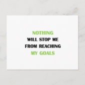 Carte Postale Mes objectifs (Devant)