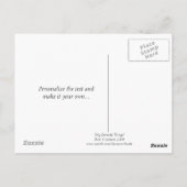 Carte postale Mes objets favoris (Dos)