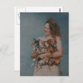 Carte Postale Mes quatre Secours Art Post Card (Devant / Derrière)