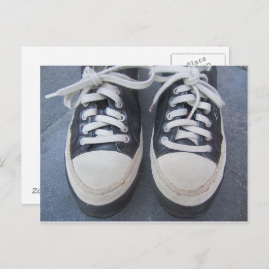 Carte Postale Mes vieilles chaussures (Devant / Derrière)