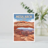 Carte Postale Mesa Arch Moab Utah (Debout devant)