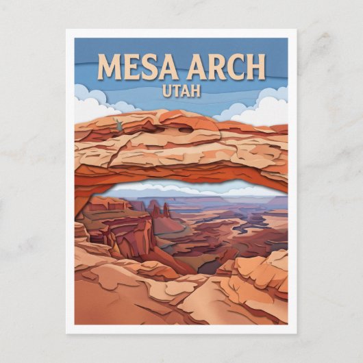 Carte Postale Mesa Arch Moab Utah (Devant)