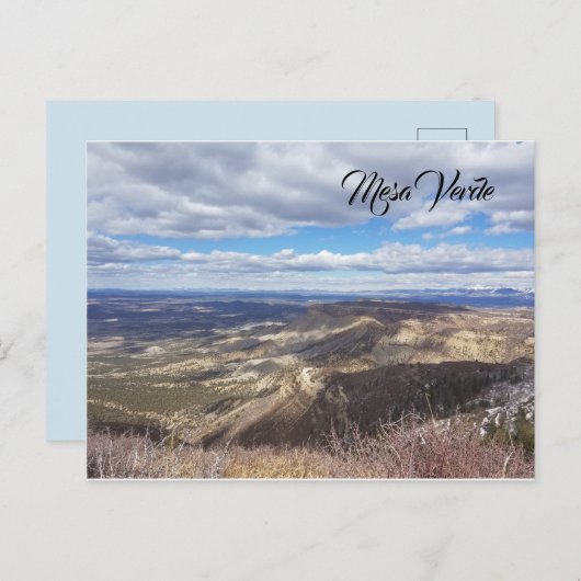 Carte postale Mesa Verde Co. (Devant / Derrière)