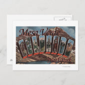 Carte Postale Mesa Verde Nat'l Park, Colorado (Devant / Derrière)