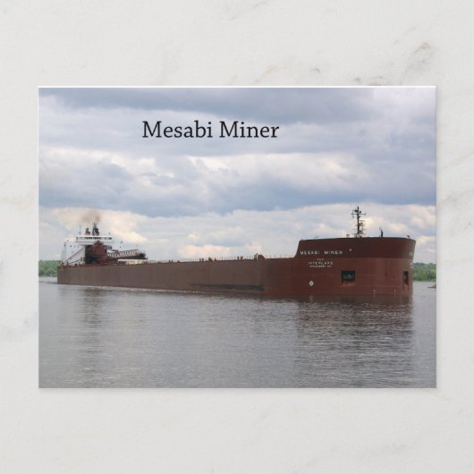Carte postale Mesabi Miner (Devant)