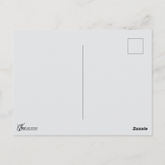 Carte Postale "Mésanges" [Conception 2] Petites (Dos)