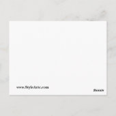 Carte Postale Mésanges et Fleur de Cornouiller (Dos)