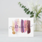 Carte Postale Mesdames Brunch joli frottement parties scintillan (Debout devant)