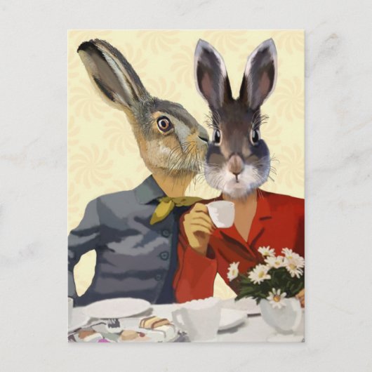 Carte Postale Mesdames Gossiping (Devant)