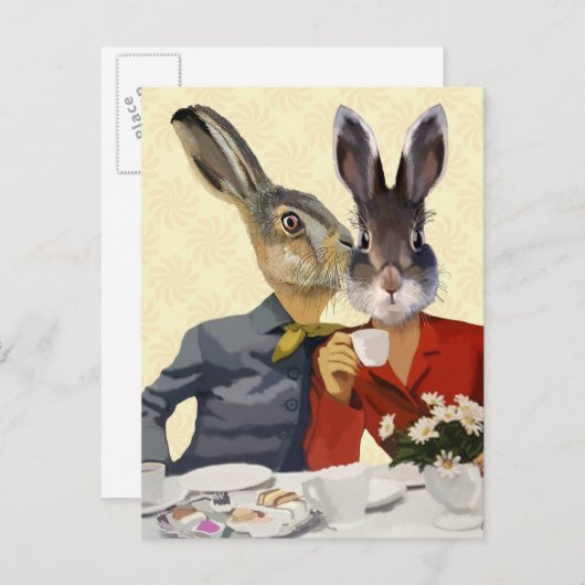 Carte Postale Mesdames Gossiping 2 (Devant / Derrière)