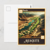 Carte Postale Mesquite, Nevada | Vintage (Devant / Derrière)
