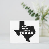 Carte Postale Mess with Texas Black (Debout devant)